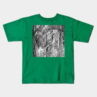 Grey version of Tropical Island Kids T-Shirt